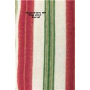 Striped Fabric 100 Page Lined Journal