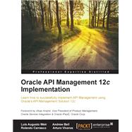 Oracle Api Management 12c Implementation