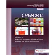 Laboratory in Separations and Analytical Characterization of Organic and Biological Compounds, CHEM 241L
