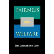 Fairness Versus Welfare