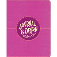 CSB Journal and Draw Bible for Kids, Pink LeatherTouch