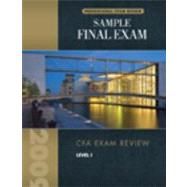 Sample Final Exam For The Cfa Exam, Lev 1, Vol 7 book cover, ISBN 9780324783643