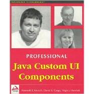 Professional Java Custom Ui Components