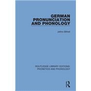 German Pronunciation and Phonology,9781138603653