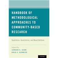 Handbook of Methodological Approaches to Community-Based Research Qualitative, Quantitative, and Mixed Methods