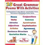 25 Great Grammar Poems with Activities Teaching Grammar Is Easy with These Fun 
