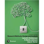 Research Methods, Design, and Analysis -- Loose-Leaf Edition
