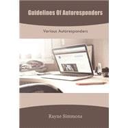 Guidelines of Autoresponders