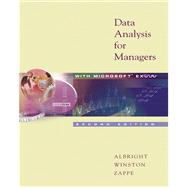 Data Analysis for Managers With Microsoft Excel With Infotrac