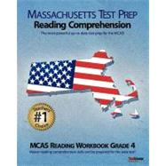 Massachusetts Test Prep Reading Comprehension MCAS Reading Workbook Grade 4