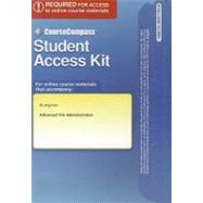 CourseCompass Student Access Code Card for Advanced Fire Administration