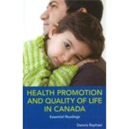 Health Promotion and Quality of Life in Canada