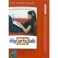 MyArtsLab Student Access Code Card for Janson's History of Art, Volume 1 (Standalone),9780205033676 MyArtsLab Student Access Code Card for Janson's History of Art, Volume 1 (Standalone),9780205033676