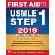First Aid for the USMLE Step 1 2019,  Twenty-ninth edition