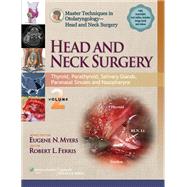 Master Techniques in Otolaryngology - Head and Neck Surgery:  Head and Neck Surgery: Volume 2 Thyroid, Parathyroid, Salivary Glands, Paranasal Sinuses and Nasopharynx