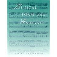 Musical Form and Analysis