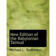 New Edition of the Babylonian Talmud