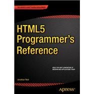 Html5 Programmer's Reference