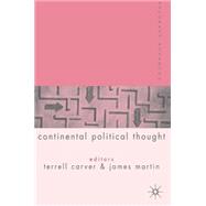 Palgrave Advances In Continental Political Thought