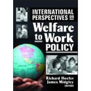 International Perspectives on Welfare to Work Policy