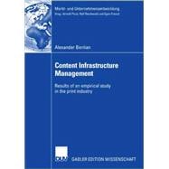 Content Infrastructure Management,9783835003682