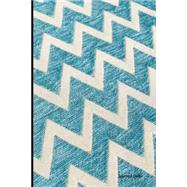 Journal Daily Blue Chevron Lined Blank