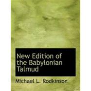 New Edition of the Babylonian Talmud