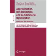 Approximation, Randomization, and Combinatorial Optimization.: Algorithms and Techniques: 13th International Workshop, Approx 2010, and 14th International Workshop, Random 2010, Barcelona, Spain, September 1-3, 2010. Proceedings