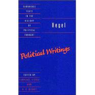 Hegel: Political Writings