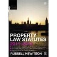 Property Law Statutes 2011-2012