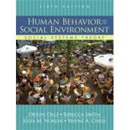 Human Behavior and the Social Environment : Social Systems Theory