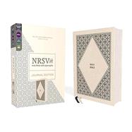 Nrsvue, Holy Bible with Apocrypha, Journal Edition, Cloth Over Board, Cream, Comfort Print