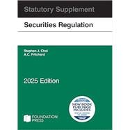 Choi and Pritchard's Securities Regulation Statutory Supplement, 2025 Edition book cover, ISBN 9798895453698