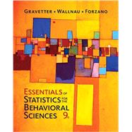Bundle: Essentials of Statistics for The Behavioral Sciences, Loose-Leaf Version, 9th + LMS Integrated MindTap® Psychology, 1 term (6 months) Printed Access Card