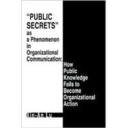 Public Secrets As a Phenomenon in Organizational Communication