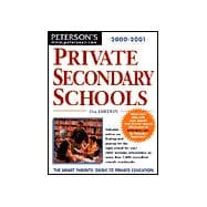 Peterson's Private Secondary Schools 2000-2001