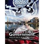 American Government and Public Policy Today book cover, ISBN 9781524923709