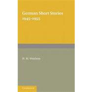 German Short Stories 1945â€“1955