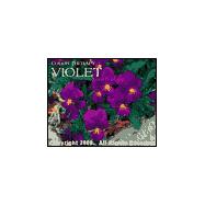 Color Therapy: Violet Spirituality 2001 Calendar