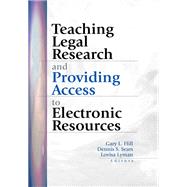 Teaching Legal Research and Providing Access to Electronic Resources