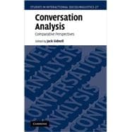 Conversation Analysis: Comparative Perspectives