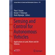 Sensing and Control for Autonomous Vehicles