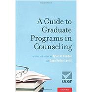 A Guide to Graduate Programs in Counseling