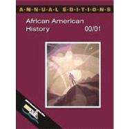 Annual Editions: African American History 00/01