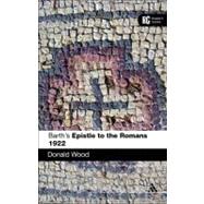Barth's Epistle to the Romans 1922,9780567033727