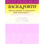 Back and Forth Pair Activities for Language Development