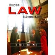 Introduction to Law Its Dynamic Nature