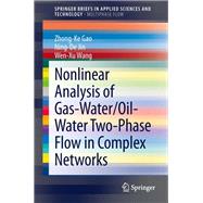 Nonlinear Analysis of Gas-Water/Oil-Water Two-Phase Flow in Complex Networks