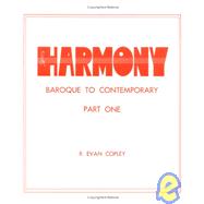 Harmony: Baroque to Contemporary, Part 1