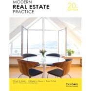 Modern Real Estate Practice 20th Edition eBook